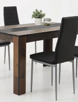 Esstisch und 4 Esstischstühle. Table Oldwood NB - Waiblingen