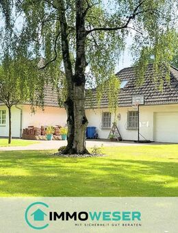 Repräsentative Villa mit Einlieger-Gästehaus auf großem Grundstück am Waldrand - Thedinghausen