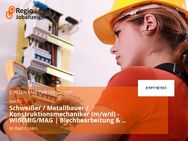 Schweißer / Metallbauer / Konstruktionsmechaniker (m/w/d) - WIG/MIG/MAG | Blechbearbeitung & Schweißroboter - Bad Essen