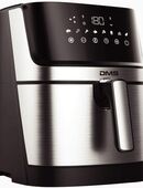 DMS XXL 6 Liter Heißluftfritteuse Heißluftgrill silber Backofen in 75217