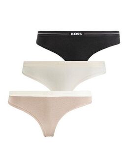 BOSS String 3P THONG (Packung, 3-St., 3er) mit BOSS Logobund