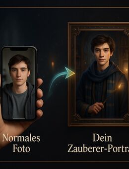 Tierportrait vom Foto erstellen lassen: Dein Hund, Katze oder Pferd als Kunstwerk 🎨 3D-Look, Comic & Öl – Digital oder auf Leinwand - Bielefeld