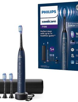 Philips Sonicare Elektrische Zahnbürste Series 7100 HX7423/08, Aufsteckbürsten: 4 St., mit visueller Andruckkontrolle, 4 Putzmodi und 3 Intensitätsstufen