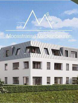 Stylisch wohnen mit grünem Extra: 2-Zimmer-Apartment mit smartem Grundriss und eigenem Garten - Meckenbeuren