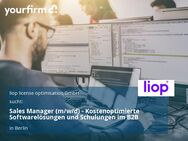 Sales Manager (m/w/d) - Kostenoptimierte Softwarelösungen und Schulungen im B2B - Berlin