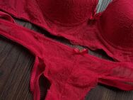 getragenes Sexy Rotes Dessous Set Spitze String Tanga🥰 - Taunusstein