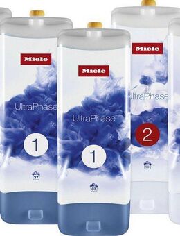 Miele Set 5x Miele UltraPhase, Feinwaschmittel (bestehend aus UltraPhase 1 und 2 - Halbjahresvorrat)