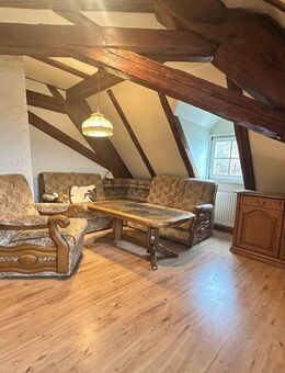 möblierte & gemütliche Dachgeschosswohnung im historischen Gebäude mit herrlichem Ausblick über Ilmenau - Ilmenau