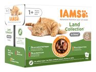 36 + 12 gratis! 48 x 85 g IAMS Advanced Nutrition - Adult Land Mix in Sauce