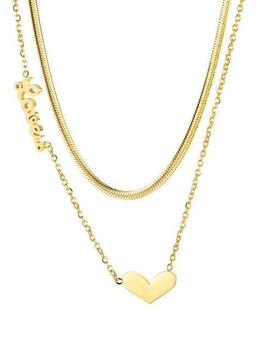 COLLEZIONE ALESSANDRO Kette mit Anhänger Sweet Heart, zweirehige Kette