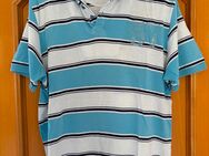 Shirt Polohemd Kurzarm Multiblu Größe L blau weiß - Wettin-Löbejün