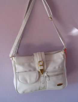 STE-10 Handtasche, Damentasche, Markentasche, Schultertasche, Ladies, Women Bag Weiß - Lübeck