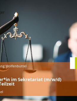 Mitarbeiter*in im Sekretariat (m/w/d) Vollzeit / Teilzeit - Wolfenbüttel