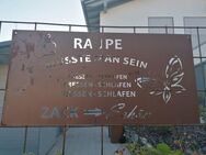 Lustiges Spruchschild "Raupe" Edelrost - Kraftisried