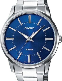 CASIO TIMELESS COLLECTION Quarzuhr MTP-1303PD-2AVEG, Armbanduhr, Herrenuhr, Damenuhr, analog, Neo-Display, Edelstahlarmband