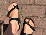 Birkenstocks 3 Sommer getragen - Hannover