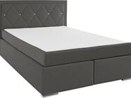 Leonique Boxbett Alfie, Bestseller, wahlweise mit Bettkasten, mit Straßsteinen im Kopfteil, H2, H3 und H4 wählbar