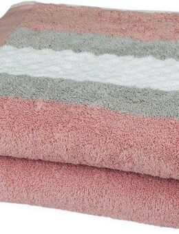 ROSS Handtücher Harmony, Frottier (Packung, 2-St), 100 % Baumwolle, Hoch Tief Struktur, viele Farben