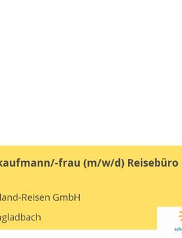Tourismuskaufmann/-frau (m/w/d) Reisebüro - Mönchengladbach