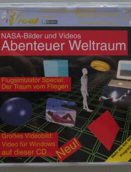 Retro CD-ROM CD-View „Abenteuer Weltraum“ u.a. (1993) - Münster