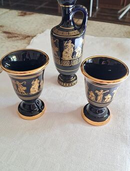 Grappa-Set, Griechenland, Amphore plus 2 Kelche - Regensburg