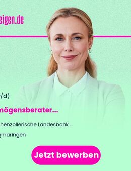Vermögensberater (m/w/d) - Sigmaringen