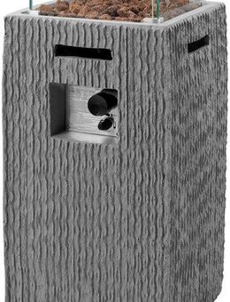 Tepro Feuerstelle Brighton, BxLxH: 40x40x90 cm, 13 kW