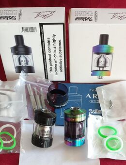 2 x Innokin Ares, MTL, 2 ML. RTA. FP. 28€ = 1x Schwarz und 1x Rainbow. SAMMLUNGSVERKLEINERUNG! Akkuträger, E Zigarette, Mod Box, Vape. - Bühl