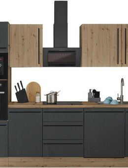 KOCHSTATION Küchenzeile Florida, Breite 280 cm, wahlweise mit E-Geräten,Softclose für Türen/Schubkästen