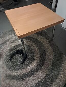 Esstisch, Buche, ausziehbar, mit Chrombeinen - Sprockhövel Zentrum