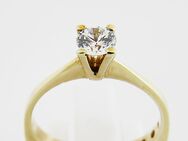 Ring Gelbgold 333er / 8 kt Zirkonia Solitär Goldringe Goldschmuck - Neumarkt (Oberpfalz) Zentrum