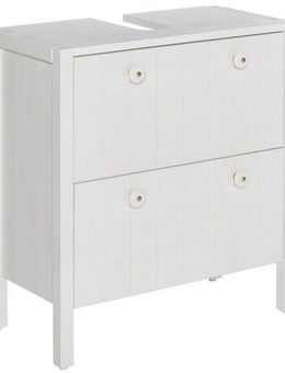 Home affaire Waschbeckenunterschrank Tina Badmöbel, Schrank, Breite 60 cm, Massivholz