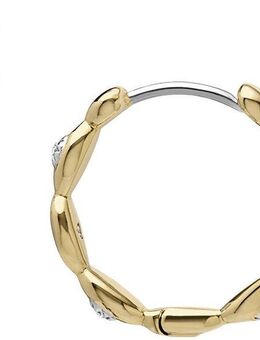 Fossil Paar Creolen Schmuck Edelstahl Ohrringe Sutton Magisches Auge Evil Eye, mit Glasstein