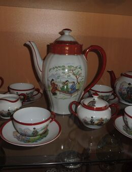 Japanisches Tee / Kaffee- Service 6 Pers. - Bretnig-Hauswalde