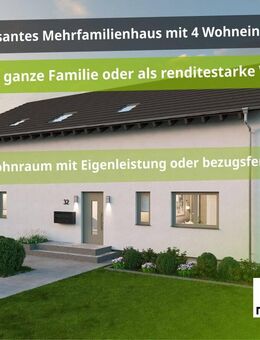 Neubau Mehrparteienhaus mit 4 WE - Platz für die ganze Familie oder als lukratives Anlageobjekt! - Nidda