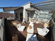 Luxuriöse Maisonette-Penthouse Wohnung mit Dachterrasse - Waldkraiburg
