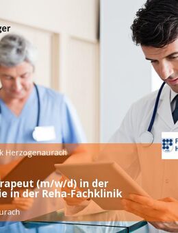 Physiotherapeut (m/w/d) in der Orthopädie in der Reha-Fachklinik - Herzogenaurach