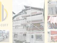 Voll-Alu Gerüst Dachfang Schutzgerüst mit Netz Baugerüst Fassadengerüst 128qm - Vechelde