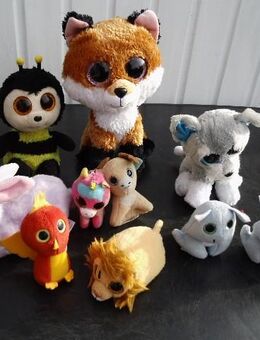 Ty Beanie Babies Glubschis Plüschtiere Stofftiere 10 Kuscheltiere zusammen 10,- - Flensburg