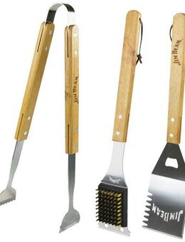 Jim Beam BBQ Grillbesteck-Set, (Set, 3 tlg)