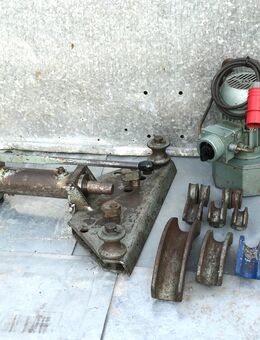 Rohrbieger Rohrbiegegerät Biegemaschine Schweißgerät MIG MAG Werkbank Werkzeugschrank - Hohen Neuendorf