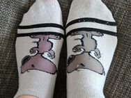 Weiße Socken mit Motiv - Zwiesel Zentrum