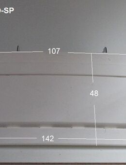 Bürstner Wohnwagen Gaskastendeckel gebr. ca 142 x 48 (zB 4824 480TL avantgarde Ventana BUSA-2029A) - Bugfrontdeckel / Bugklappe / Gasklappe / Flaschenkastendeckel / Flaschenkastenabdeckung - Schotten Zentrum