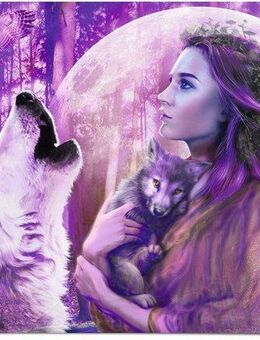 Reinders! Poster Vollmond Wölfe, (1 St)