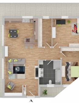 RESERVIERT- Penthouse mit moderner Einbauküche und geräumiger Terrasse mit Weitblick- RESERVIERT - Schwandorf