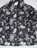 Damen Jacke mit Blumen Damen Winterjacke Größe 44 Neu.+ Geschenk Silber Kette . in 52062