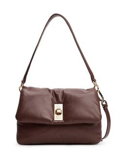 Tommy Hilfiger Schultertasche SOFT LEATHER CONV CROSSOVER, Damen Umhängetasche, Schultertasche mit elegantem Drehverschluss