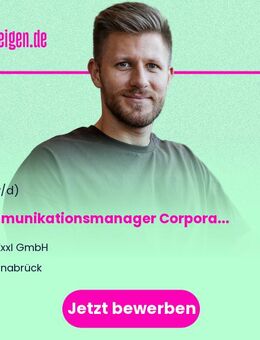 Kommunikationsmanager (m/w/d) Corporate Communications & Online PR - Osnabrück