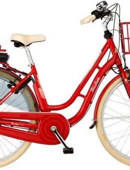 FISCHER Fahrrad E-Bike Cityrad CITA RETRO 2.0 418 48, 3 Gang Shimano Shimano 3-Gang Nexus Nabenschaltung Schaltwerk, Nabenschaltung, Frontmotor, 418 Wh, (mit Akku-Ladegerät, mit Werkzeug), Pedelec, Elektrofahrrad für Damen u. Herren