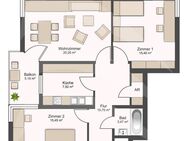 Zentraler Lage - helle 3-Zimmer Wohnung - Haidenhof Passau - Passau